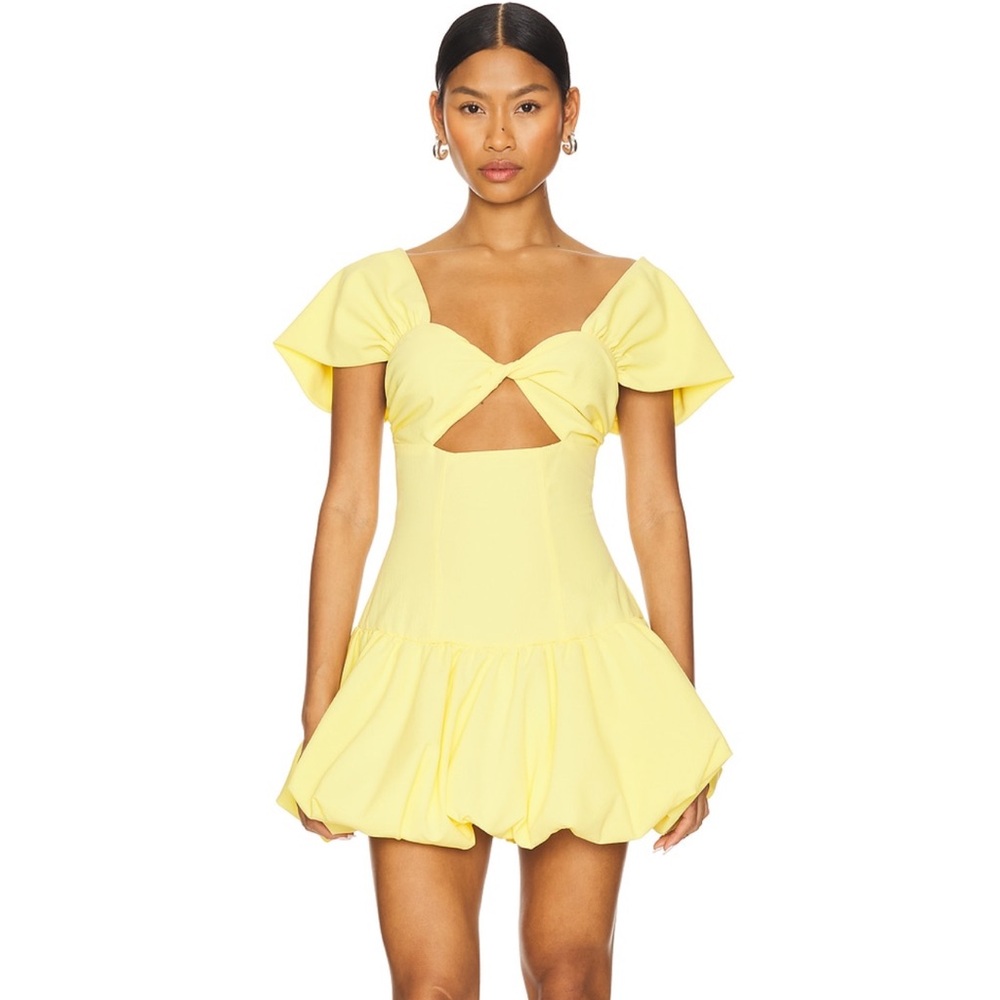 Revolve Yellow mini dress